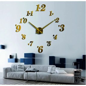 Stylesa - 3D moderné hodiny na stenu srdiečka S004 aj čierne