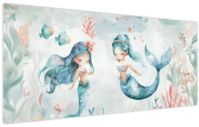 Obraz - Morské panny (120x50 cm)