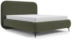 Manželská posteľ 140 cm Mononoke 140 (s roštom) (zelená + čierna). Akcia -19%. Vlastná spoľahlivá doprava až k Vám domov. 1100368