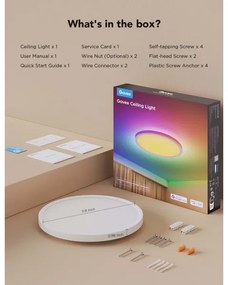 Govee - LED RGBICWW stmievateľné stropné svietidlo LED/29W/230V pr. 30 cm matné Wi-Fi