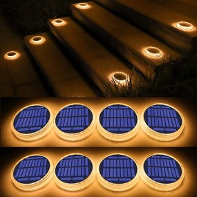Bezdoteku LEDsolar 17Z vonkajšie svetlo na zapichnutie do zeme 8 ks, 17 LED, bezdrôtové, iPRO, 1W, teplá farba