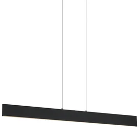 Moderné závesné svietidlo čierne vrátane LED 3-stupňové stmievateľné Easylift - Straight