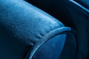 Trojmiestna pohovka COZY VELVET 220 cm tyrkysová modrá