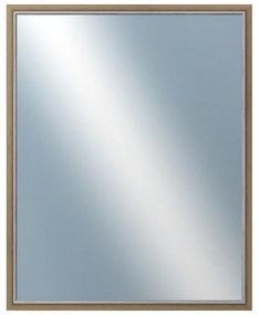 DANTIK - Zrkadlo v rámu, rozmer s rámom 80x100 cm z lišty TAIGA béžová (3105)