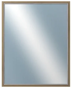 DANTIK - Zrkadlo v rámu, rozmer s rámom 80x100 cm z lišty TAIGA béžová (3105)