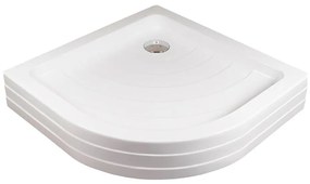 Ravak A204001120 - Sprchová vanička štvrťkruhová RONDA 80x80 cm biela