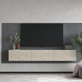 TV stolík/skrinka Alfonsio (travertín). Akcia -23%. Vlastná spoľahlivá doprava až k Vám domov. 1127711