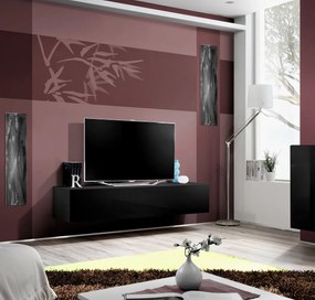 TV stolík/skrinka Ferryhill 23 ZZ FY 30 (čierna + lesk čierny). Akcia -18%. Vlastná spoľahlivá doprava až k Vám domov. 764536