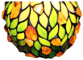 Jantarová lampa Tiffany 34*17Ø AMBER