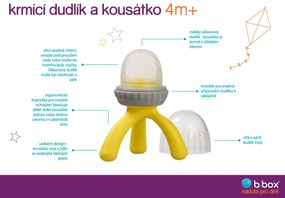 Kŕmiaci cumlík a hryzadielko - svetloružové