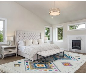 Béžový koberec Asiatic Carpets Rhombus, 120 x 170 cm