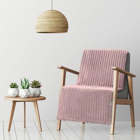 DEKA Z MIKROFLANELU SOFT 70X160 CM PÚDROVÁ