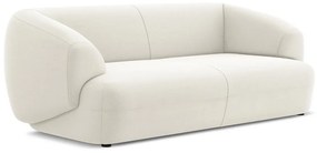 Biela zamatová pohovka 212 cm Moana – Makamii