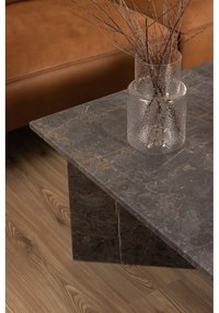 Čierny mramorový konferenčný stolík 90x90 cm Vega – Actona