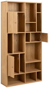 Knižnica Rangoon 90 cm dub prírodný olejovaný