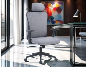 Kancelářská židle Q-080M šedá