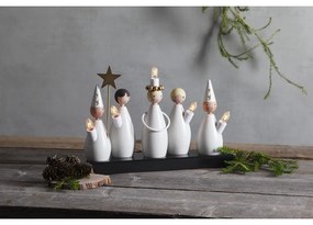 Čiern-obiela svetelná dekorácia do zásuvky Luciakör – Star Trading