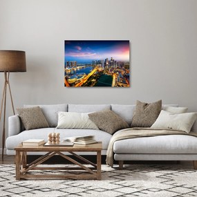 Sklenený obraz - Singapur, Ázia (70x50 cm)