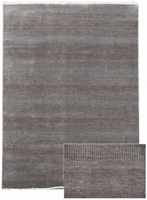 Diamond Carpets India, Ručne viazaný kusový koberec Diamond DC-MCN Light grey / brown, 365x550, hnedá, chodba / predsieň