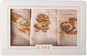 Utierky vaflové na riad Bread set 3 ks EMI