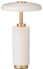 Stolová lampa „Cassias Ivory", Ø 14, výš. 23 cm