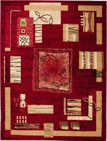 TA Koberec 5067D ČERVENÝ ATLAS PP Rozmer: 130x190 cm