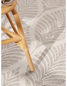 Vnútorný a vonkajší koberec v sivej a slonovinovej farbe 200x290 cm Duet Liora – NORTHRUGS