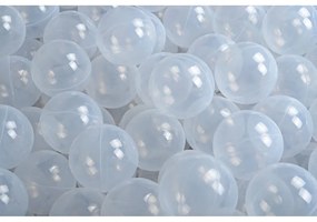 Ružový menčestrový bazénik s loptičkami ø 90x30 cm Montessori – Meowbaby