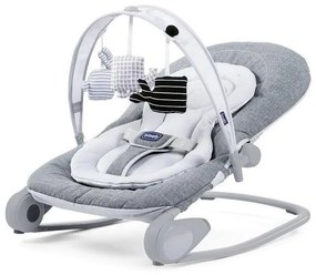 Chicco - Detská hojdačka HOOPLA šedá/biela