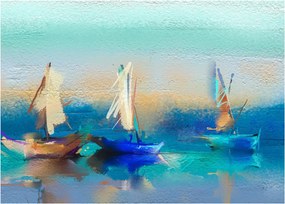 Sklenený obraz - Obraz krajiny, maľba (70x50 cm)