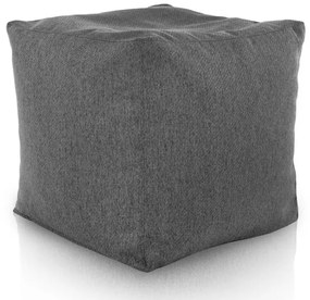 Taburetka melanž čierna kocka Eco