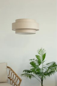 BRILAGI - Závesné svietidlo na lanku RESNA 1xE27/60W/230V priemer 40 cm béžové