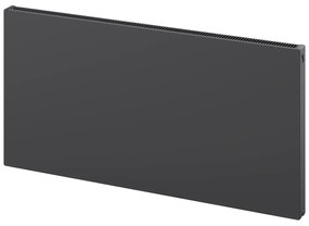 Mexen, Mexen Flat CF11 panelový radiátor 600 x 1600 mm, bočné pripojenie, 1253 W, antracit - W411F-060-160-66