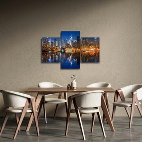 Obraz Manhattanu v noci (90x60 cm)