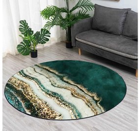 TZ Okrúhly mramorový koberec Kiara Rozmer: 160