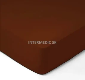 INTERMEDIC SK Posteľná plachta Jersey - 021 - Tmavohnedá Veľkosť: 200x220 cm