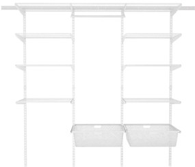 Nástenný regál do práčovne 200x180x40 cm TOPTRACK