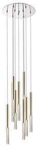Moderný luster One 9 biele
