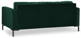 Tmavozelená zamatová pohovka Cosmopolitan Design Bali