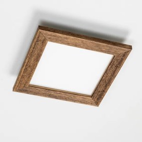 Eglo -LED RGBW Stmievateľný prisadený panel SALOBRENA-C LED/16W/230V hnedá + DO