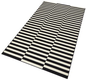 Hanse Home, Kusový koberec Gloria 102408, 200x290, čiernobiela, chodba / predsieň