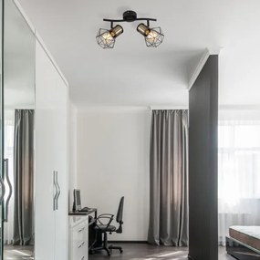 Globo 54017-2M - Bodové svietidlo PRISKA 2xE27/40W/230V