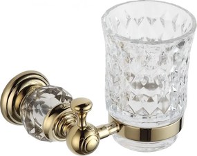 Mexen Estela pohár na zubné kefky, zlatý- 7011538-50