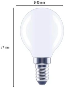 LED žiarovka FLAIR G45 E14 2,2W/25W 250lm 2700K matná stmievateľná
