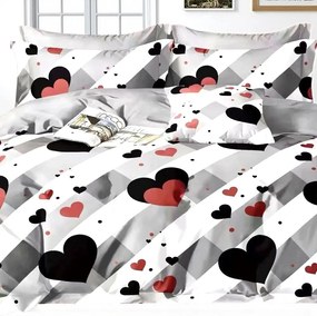 Bavlnené obliečky Homa TELIAN HEARTS 7-dielna sada 140x200 cm