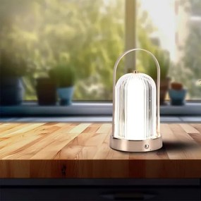 LED Stmievateľná stolná lampa LED/1W/5V 3000-6000K 1800 mAh meď