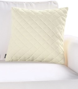 Obliečka Kinga pikovaná 43 x 43 cm farba produktu krémová látka lesklá, zamatová