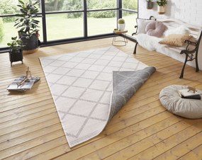 NORTHRUGS - Hanse Home koberce Kusový koberec Twin Supreme 103760 Grey / Cream – na von aj na doma - 200x290 cm
