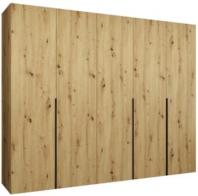 Skriňa Alicante I 250 artisan čierna