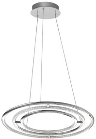 LED luster Livorno 60 Chrome